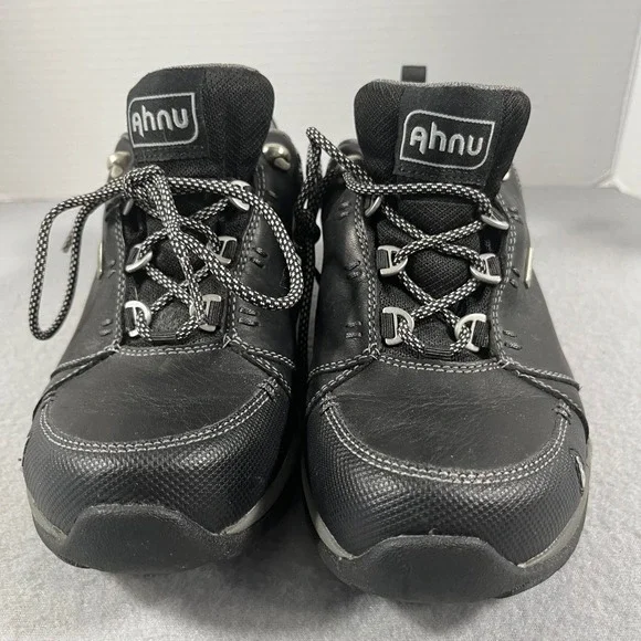 Ahnu Black montara ll Leather Waterproof Vibram Sole Hiking Trail Shoes Women 7 - Picture 12 of 12